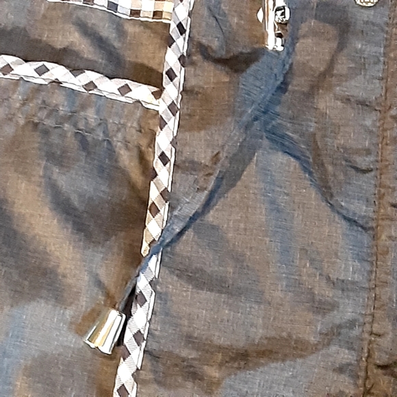 JOHNSTON and MURPHY Women's Nylon BlendnLightweight Hooded Windbreaker Size L - Picture 10 of 11